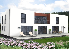 Zweifamilienhaus in moderner Architektur